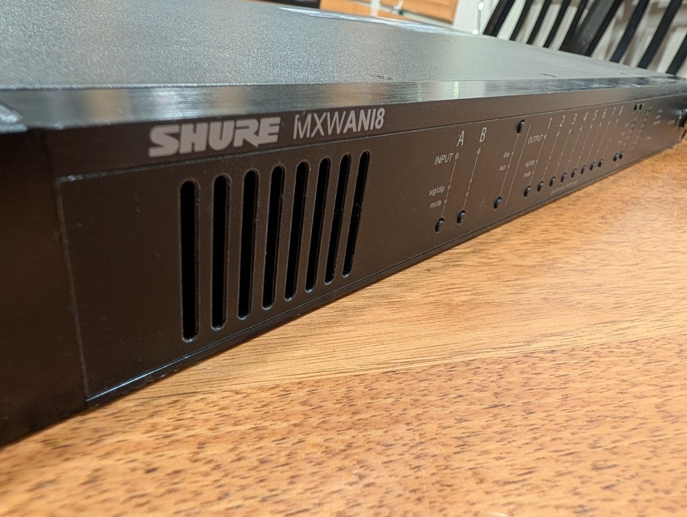 SHURE MXWANI8 8-Channel Audio Network Interface