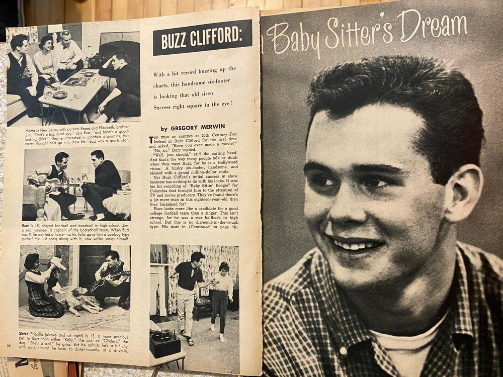 Buzz Clifford, Four Page Vintage Clipping