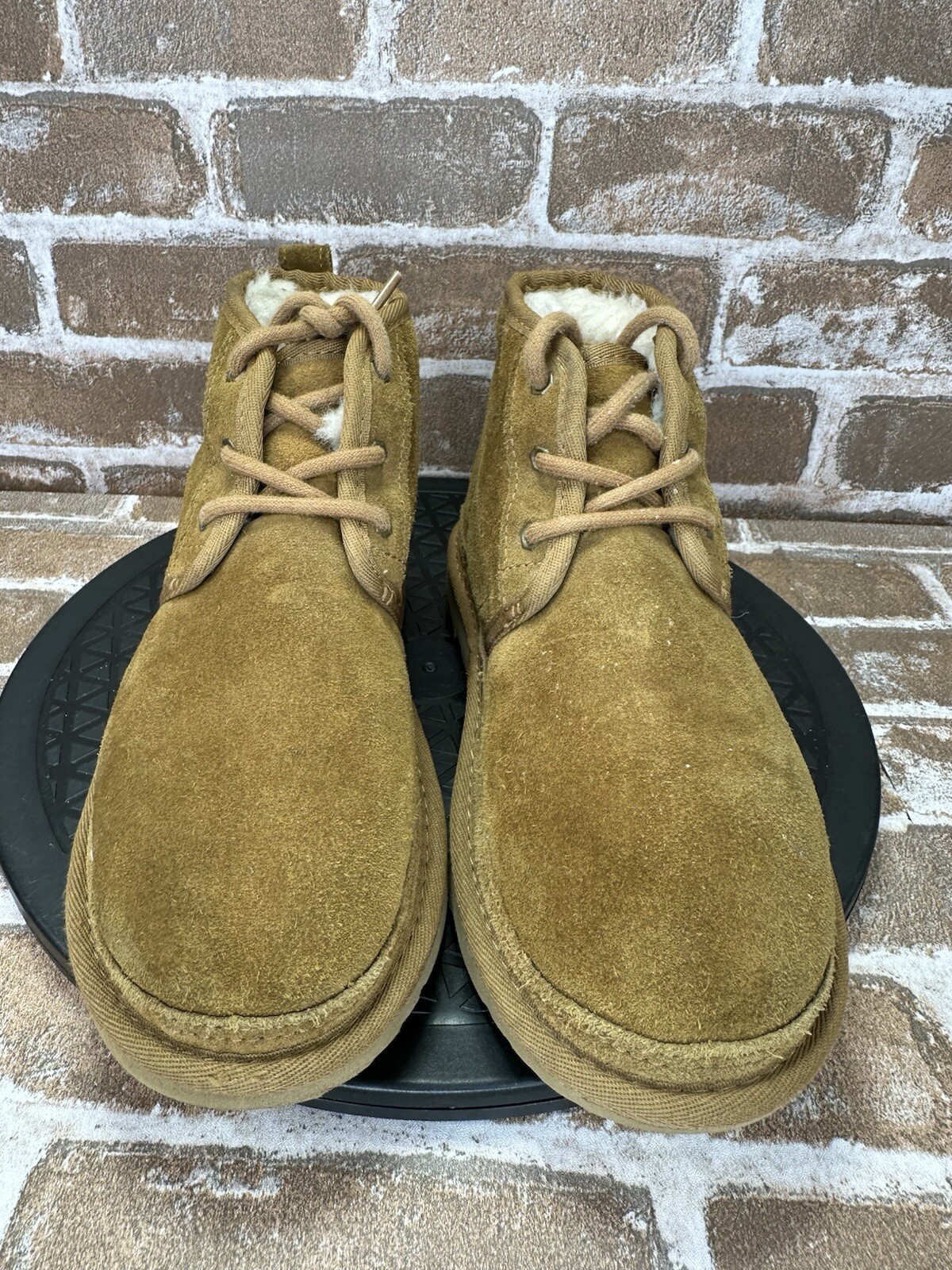 Kids UGG Neumel II Boots 1017320K Suede Sherpa Lined Lace Up Kids Youth Size 3