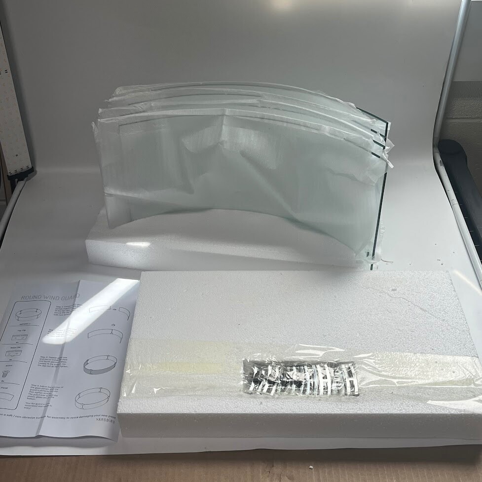 Yardbird® - Glass Fire Guard - Square/Round - Clear