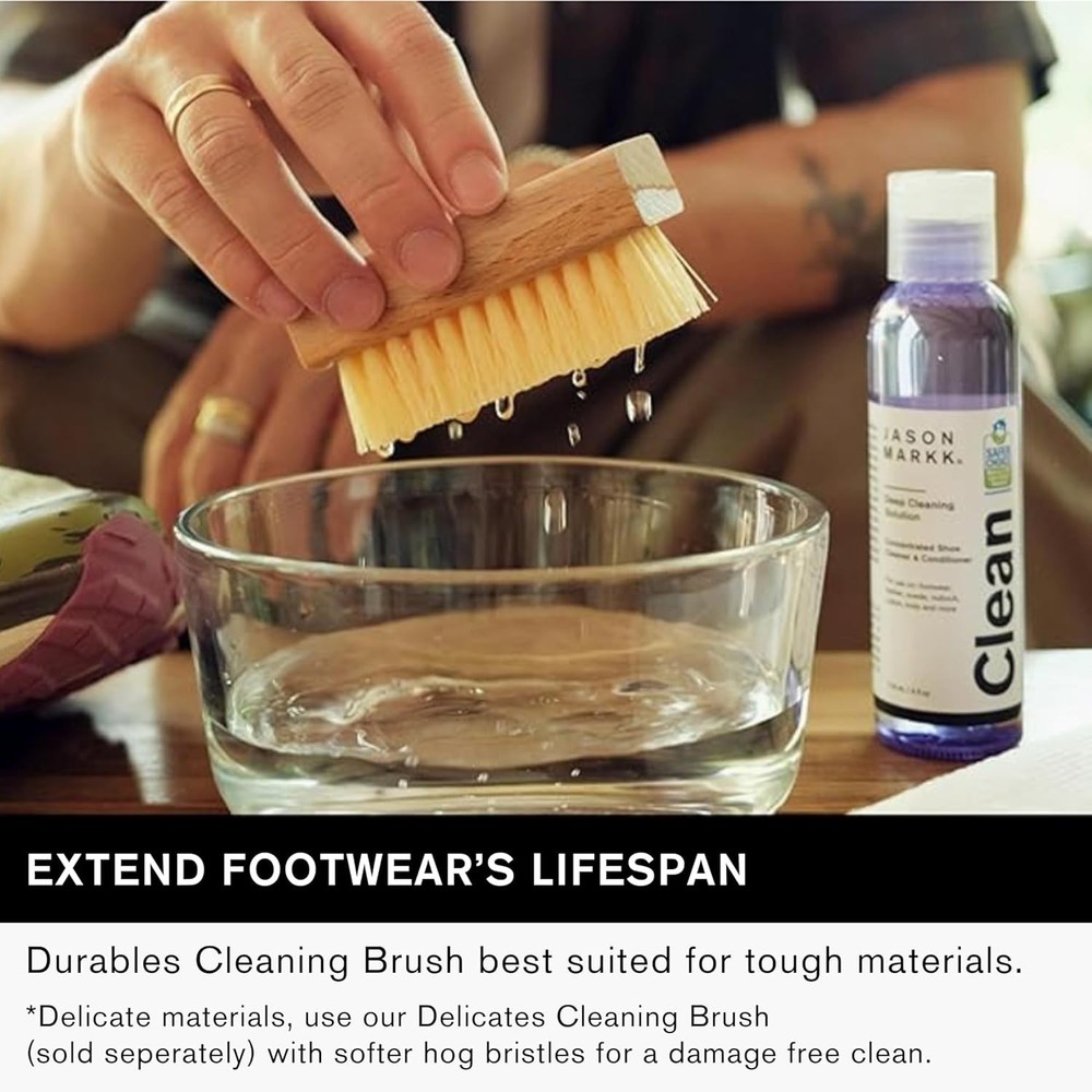 Shoe Cleaning Kit Leather Sneakers Deep Cleaning Solution & Brush Essential
