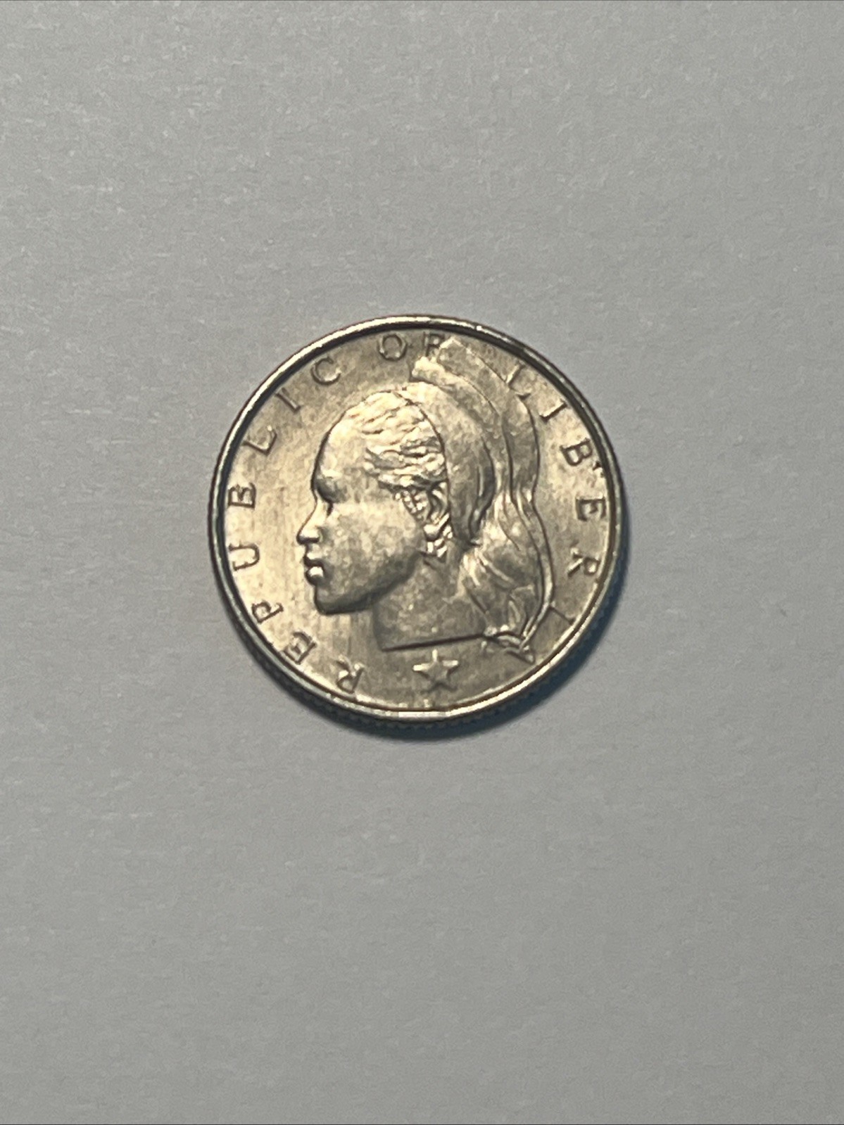 1966 Liberia 10 Cents Liberian 10c Coin