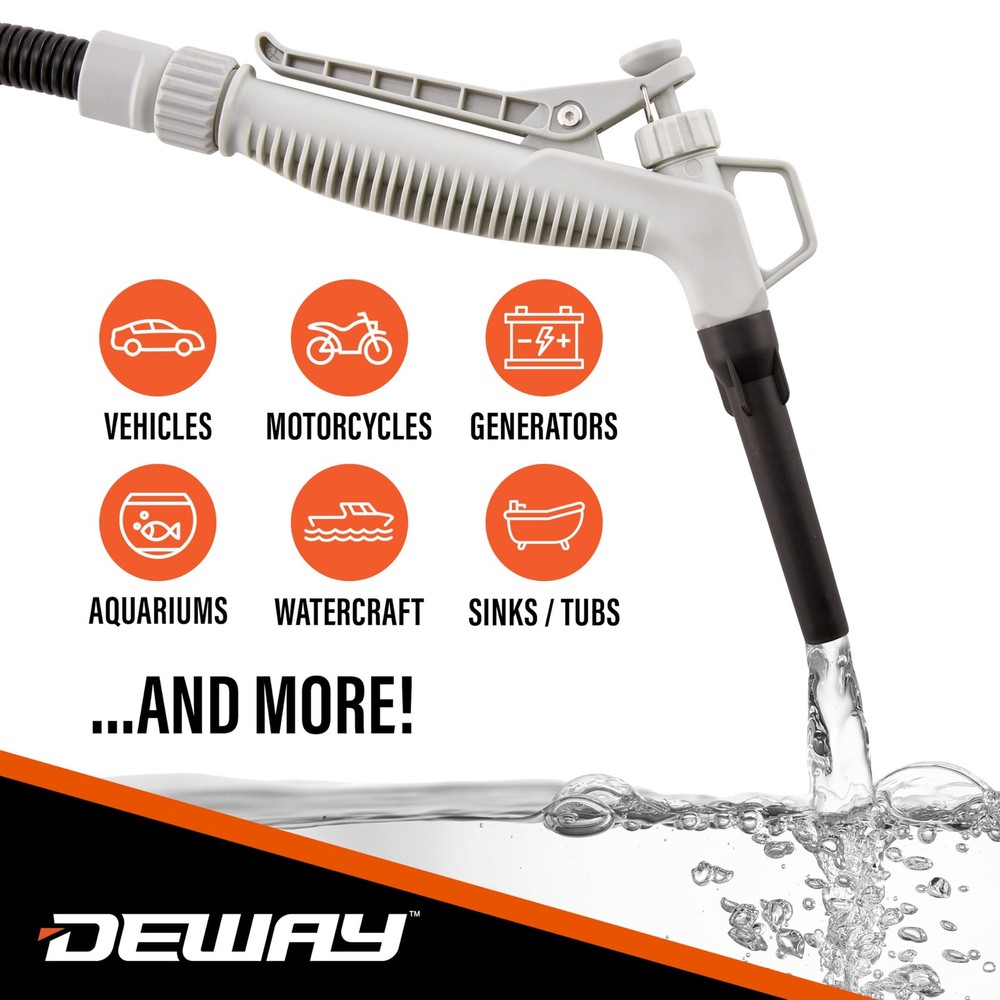 DeWay Battery-Powered Stick Fuel Hand-Trigger Nozzle, Nozzle