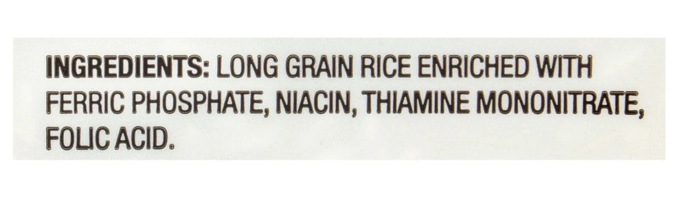 Great Value Long Grain Enriched Rice, 20 lb
