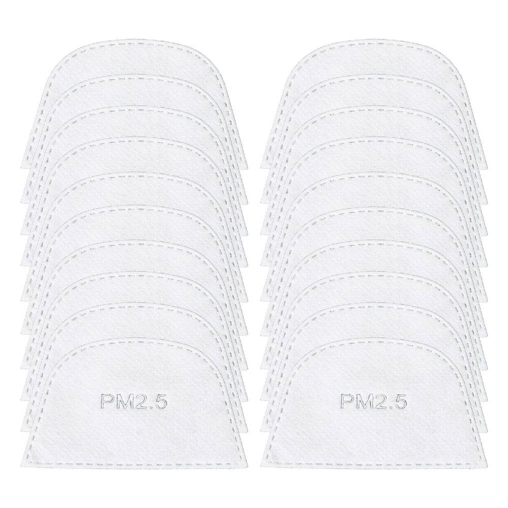 20Pcs Full Safety Face Shields Filter Gaskets, Face Shields Replacement