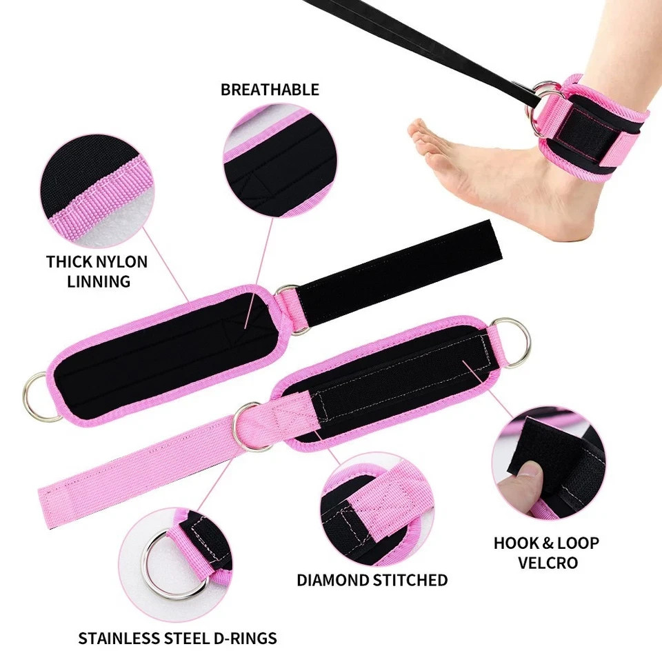 Ankle Straps for Cable Machines Kickbacks