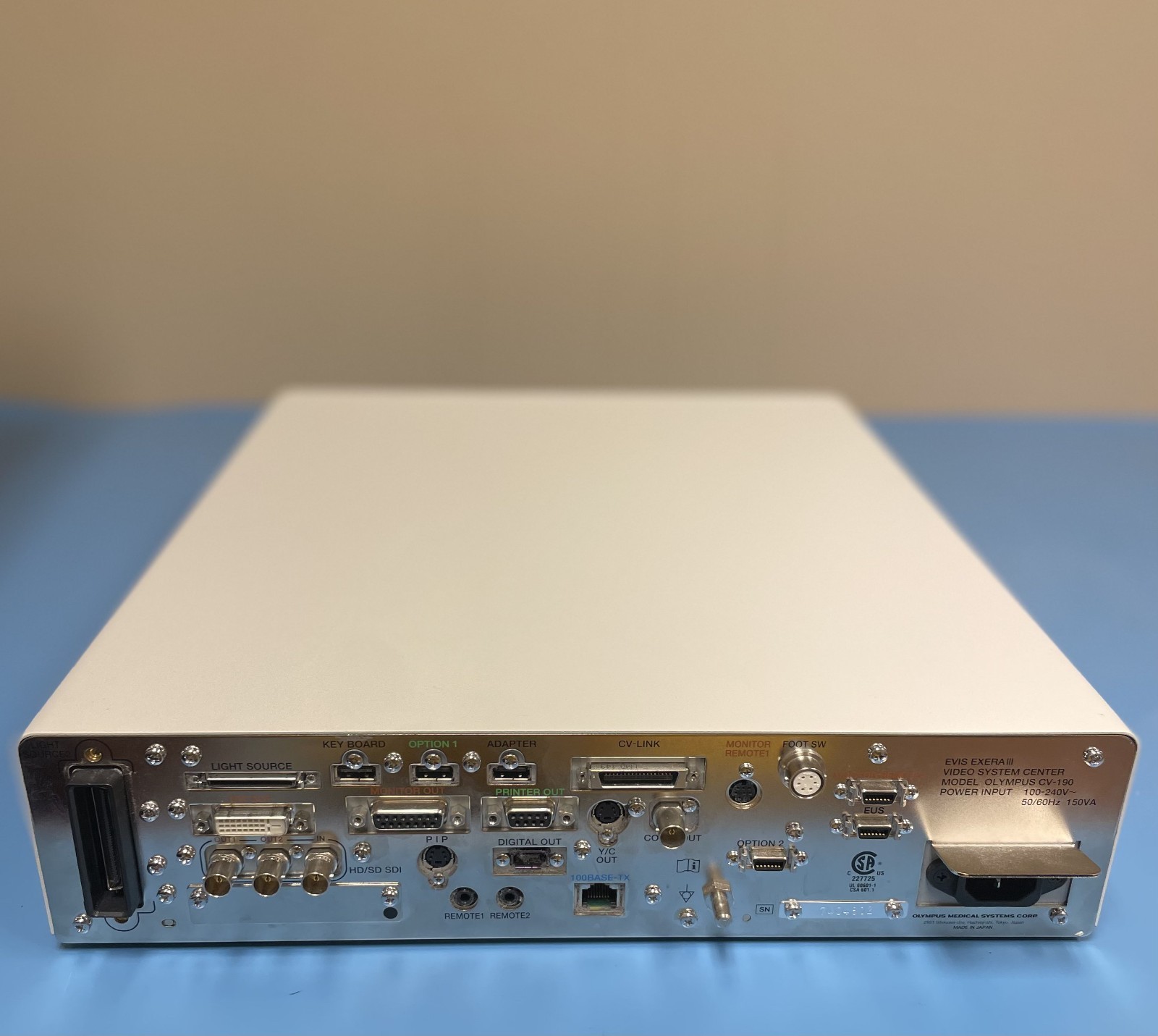 Olympus CV-190 Endoscopy System - Includes Processor, Light Source and Cables