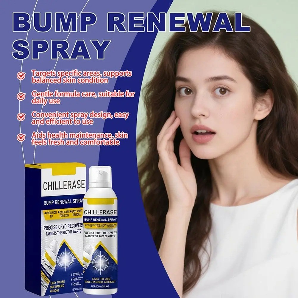 ChillErase Bump Renewal Spray,Professional Salicylic Acid Body Serum 2% 60ML