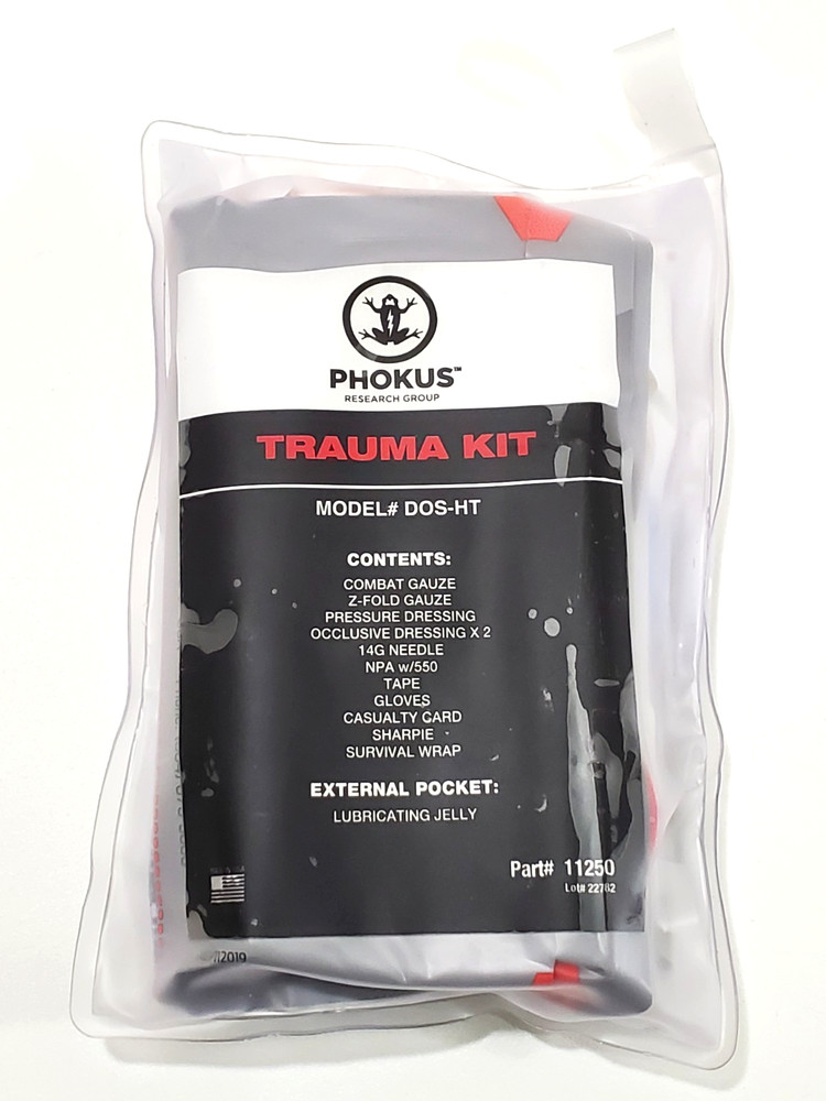 PHOKUS Reasearch Group High Threat Trauma Kit Model# DOS-HT Sealed SOF DEVGRU
