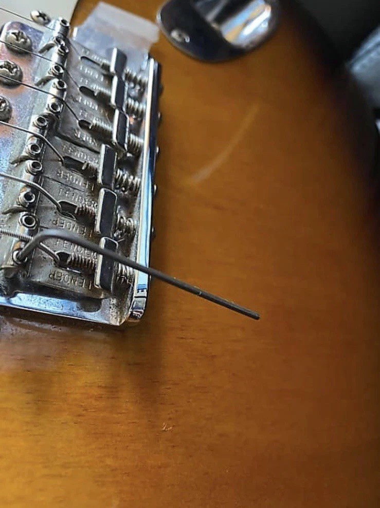 Fender Saddle Adjustment Allen Wrench 0.050 Hex Key String Height Guitar Setup
