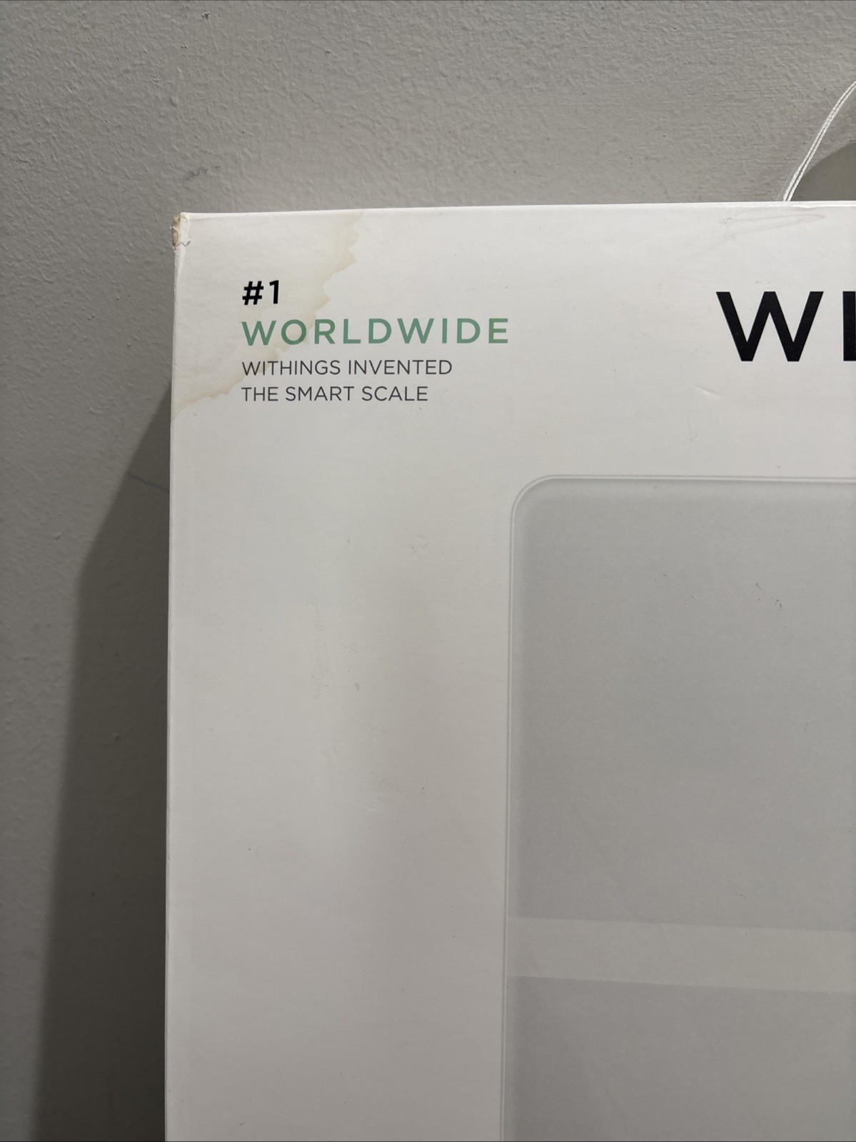 Withings Body+ Wi-Fi Smart Scale WB505 White Body Composition Monitor NEW SEALED