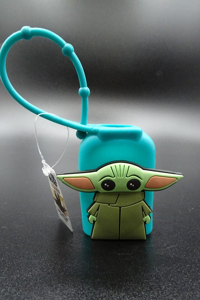Star Wars "Grogu" Teal Hand Sanitizer Holder & EMPTY Bottle REUSEable/ReFillable