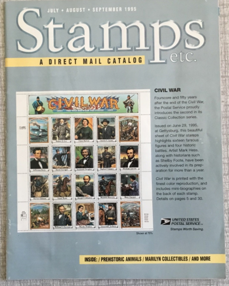 2 Stamps etc A Direct Mail Catalogs April to September 1995 Issues