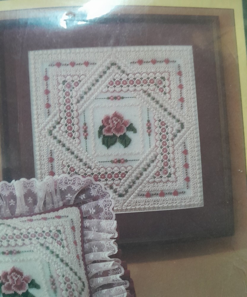 Vintage Sunset Needlepoint Kit Ivory Lace