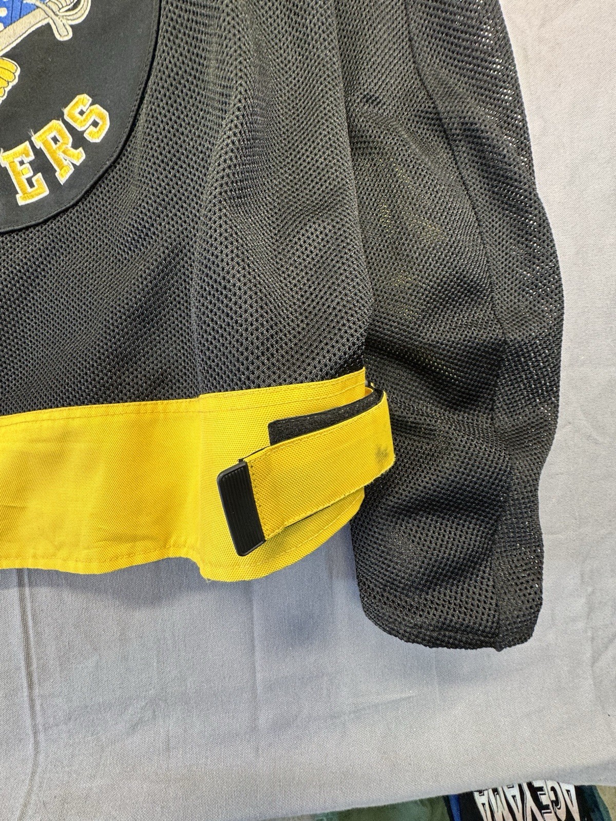 Buffalo Soliders MC Full Club Patch Teasenmore Motor Cycle Jacket XXXL