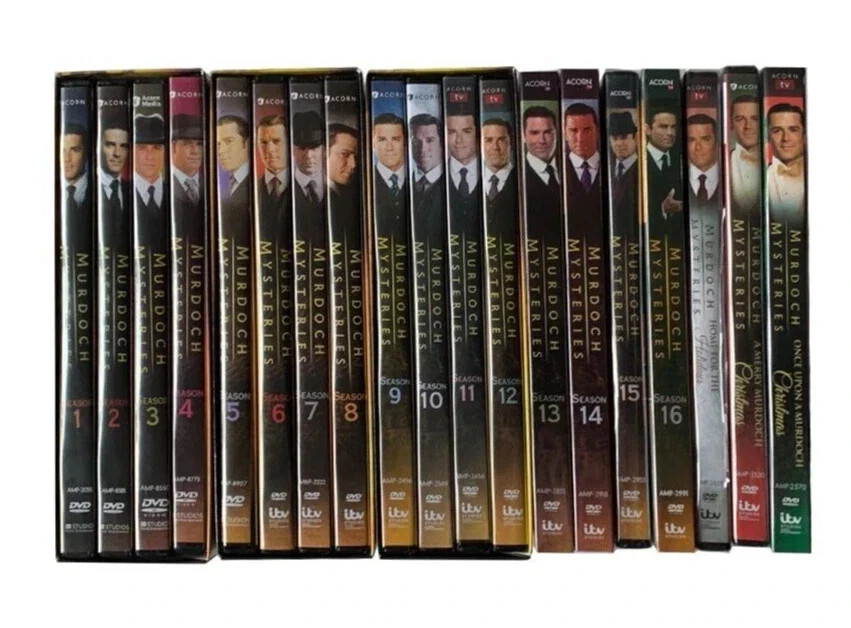 Murdoch Mysteries: Complete TV Series Seasons 1-18+3Moive (DVD 81-Disc Set)..