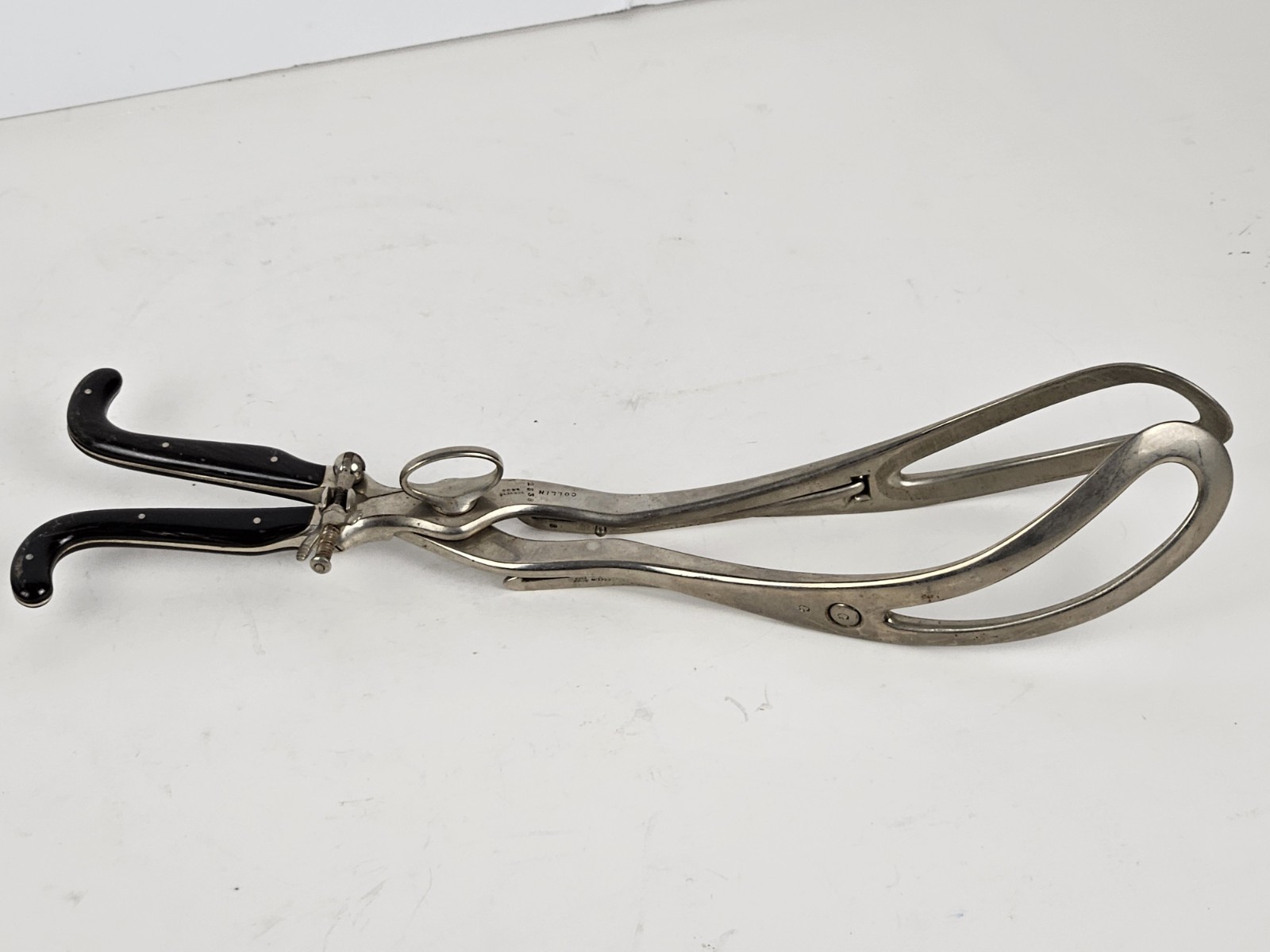 Antique 1800s US Civil War Surgeon Doctors Birthing Forceps Maison Collin France