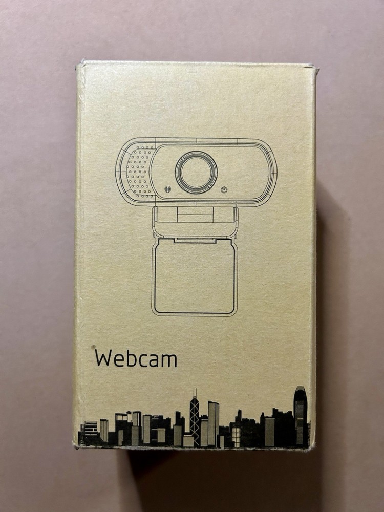 XPCAM HD Webcam 1080P Privacy Shutter Tripod Mount USB