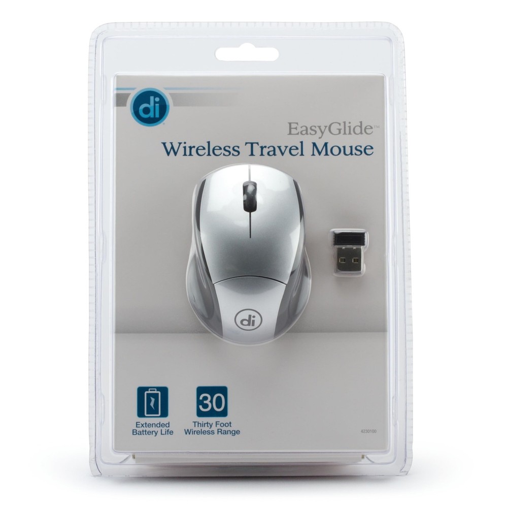 Digital Innovations EasyGlide Wireless 3-Button Travel Mouse