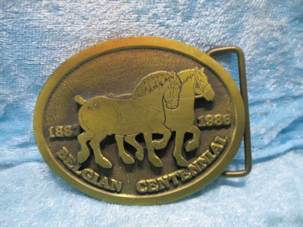 Belgian Centennial Belt Buckle