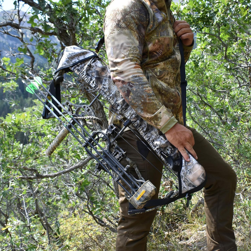 Weatherproof Bow Sling Soft Compact Case w/ Cam String Protector Hunting Gear