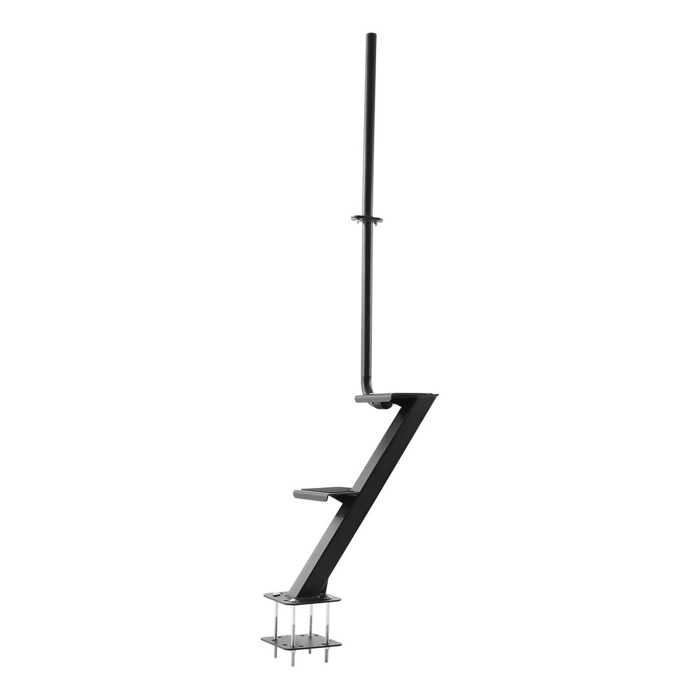 Uimoso Durable Boat Trailer Steps with Handle - 2-Step Bottom Mount Design