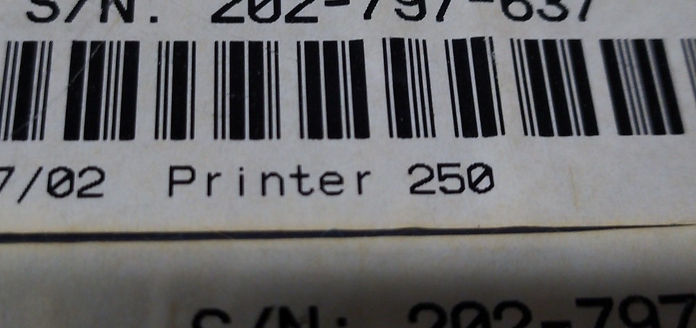 Verifone Printer 250 Credit Card Receipt Dot Matrix Printer