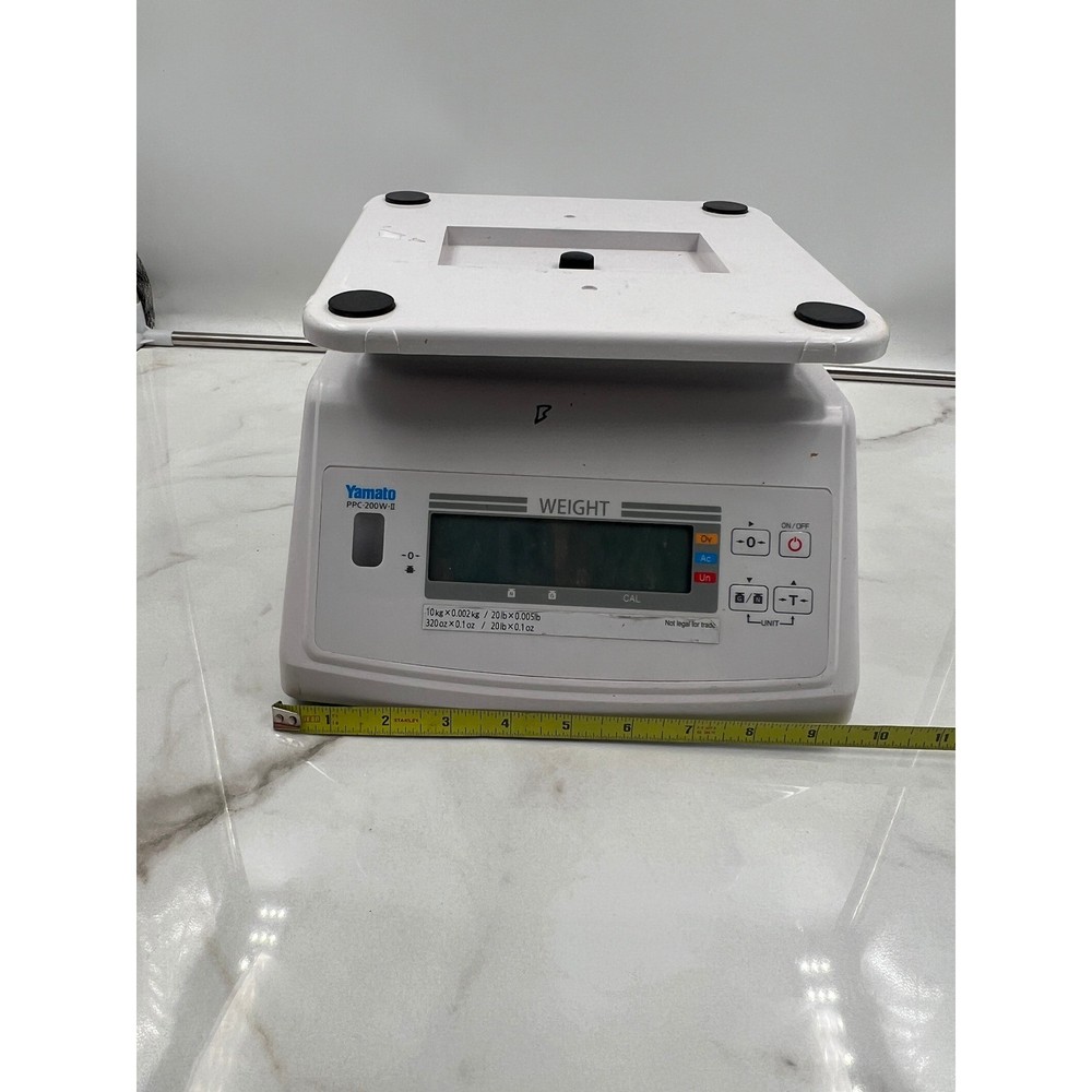 Yamato PPC-200W-II Digital Portion Control Scale 20lb White Washdown
