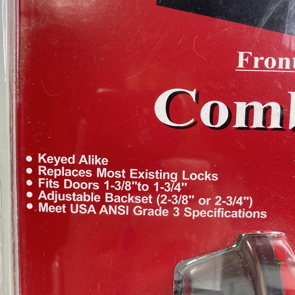 NEWGARD Combo Entry Dead Bolt Front And Back Door New