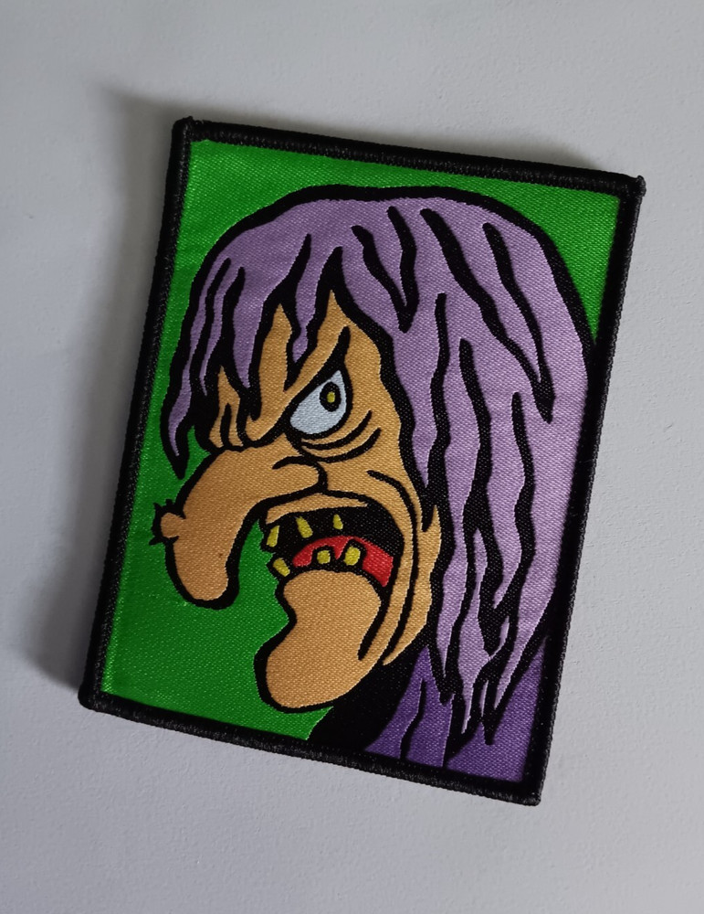 PATCH - The Spooky Witch - Woven iron on patch - Halloween Horror monsters