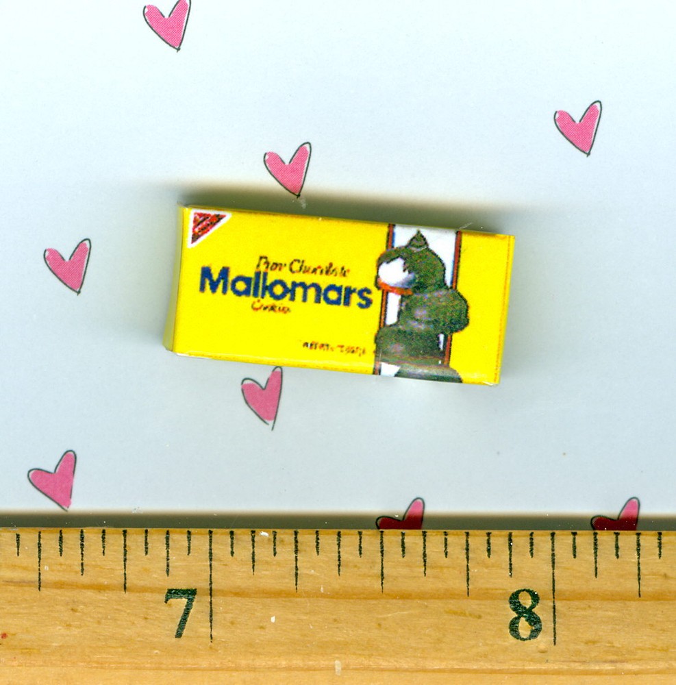 Dollhouse Miniatures Size Mallomars Cookie Box