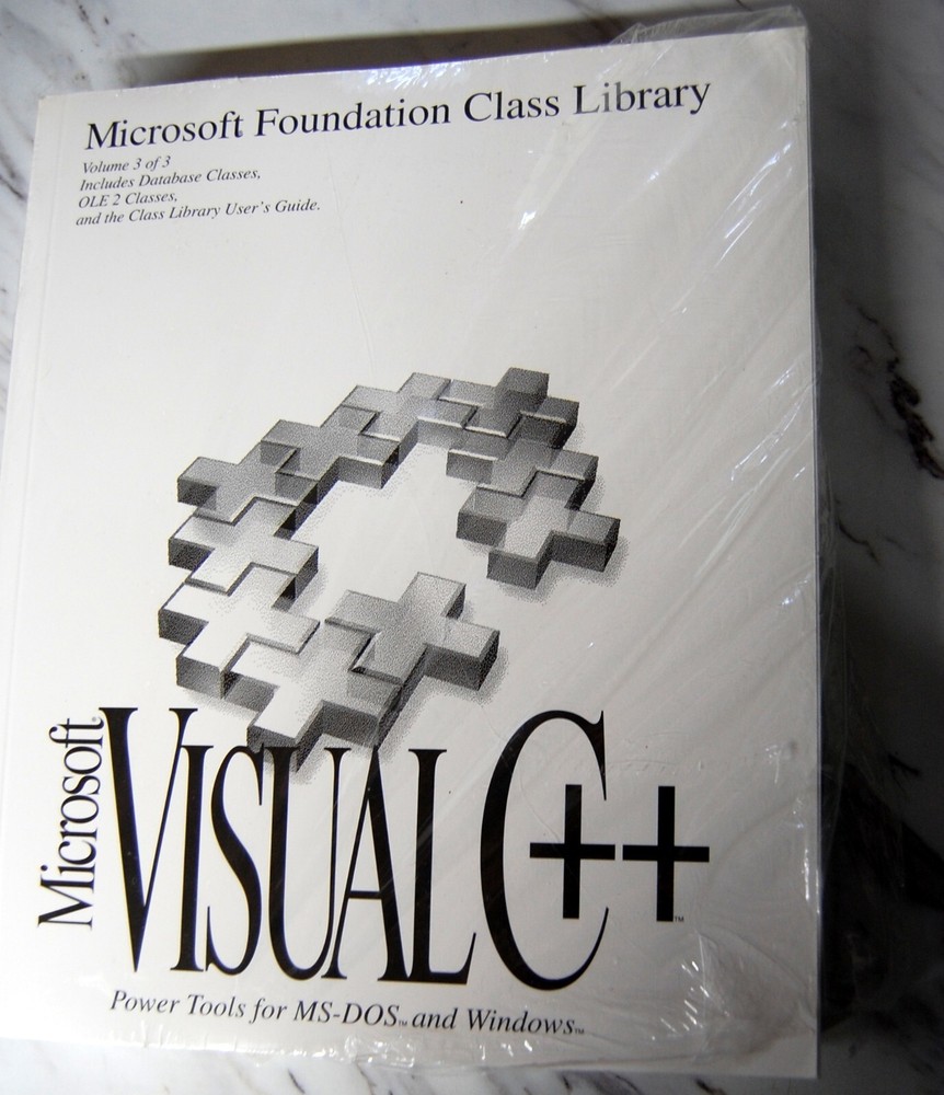 Microsoft Visual C++ Libraries Set of 3 Manuals
