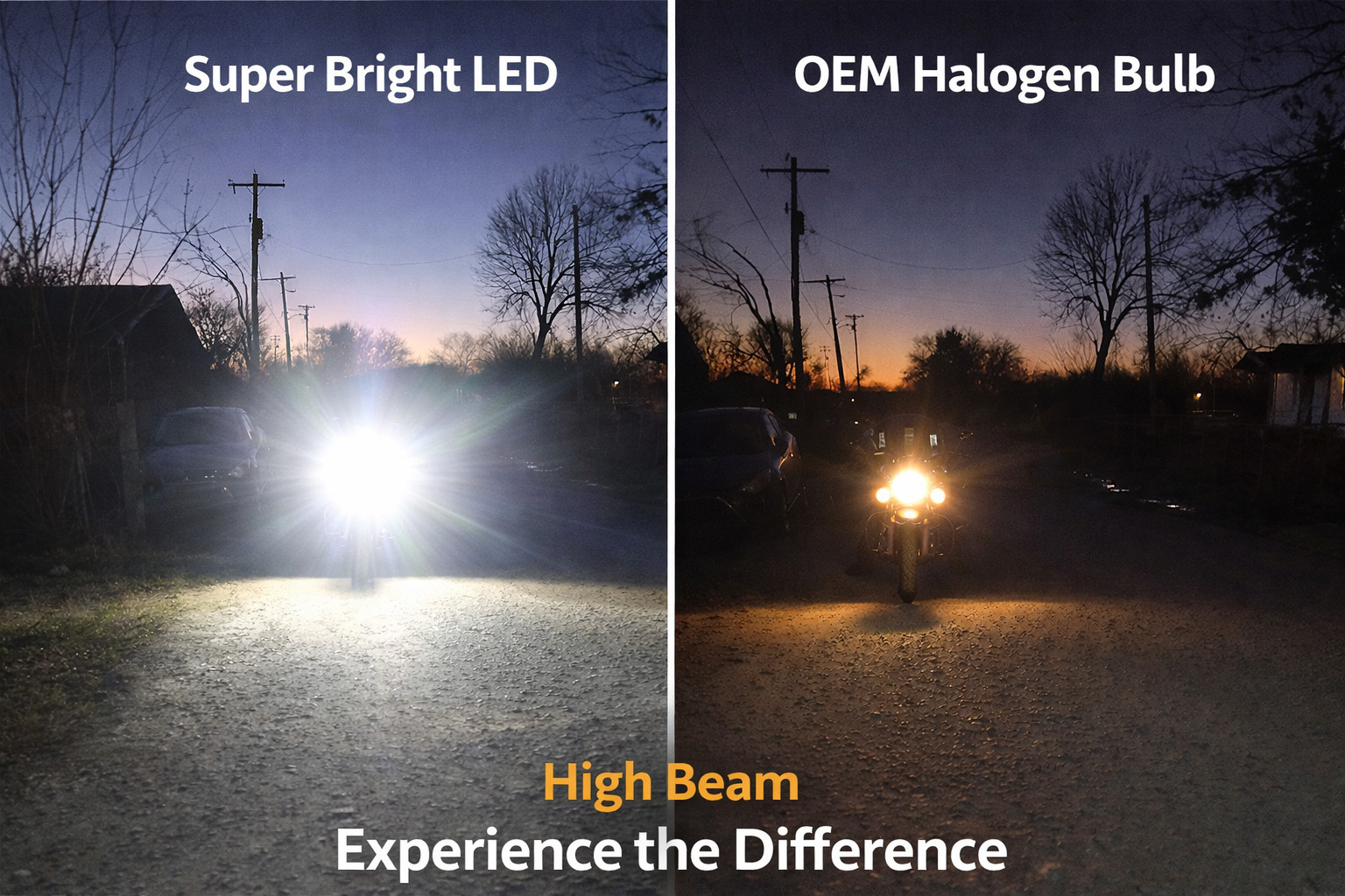 Ultimate Hi/Low 12v LED headlight bulb for Honda 1995-1999 VT1100C2 Shadow ACE