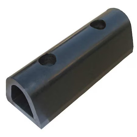 Dock Bumper, 4X4-1/4X12 In., Rubber,  22Nt61