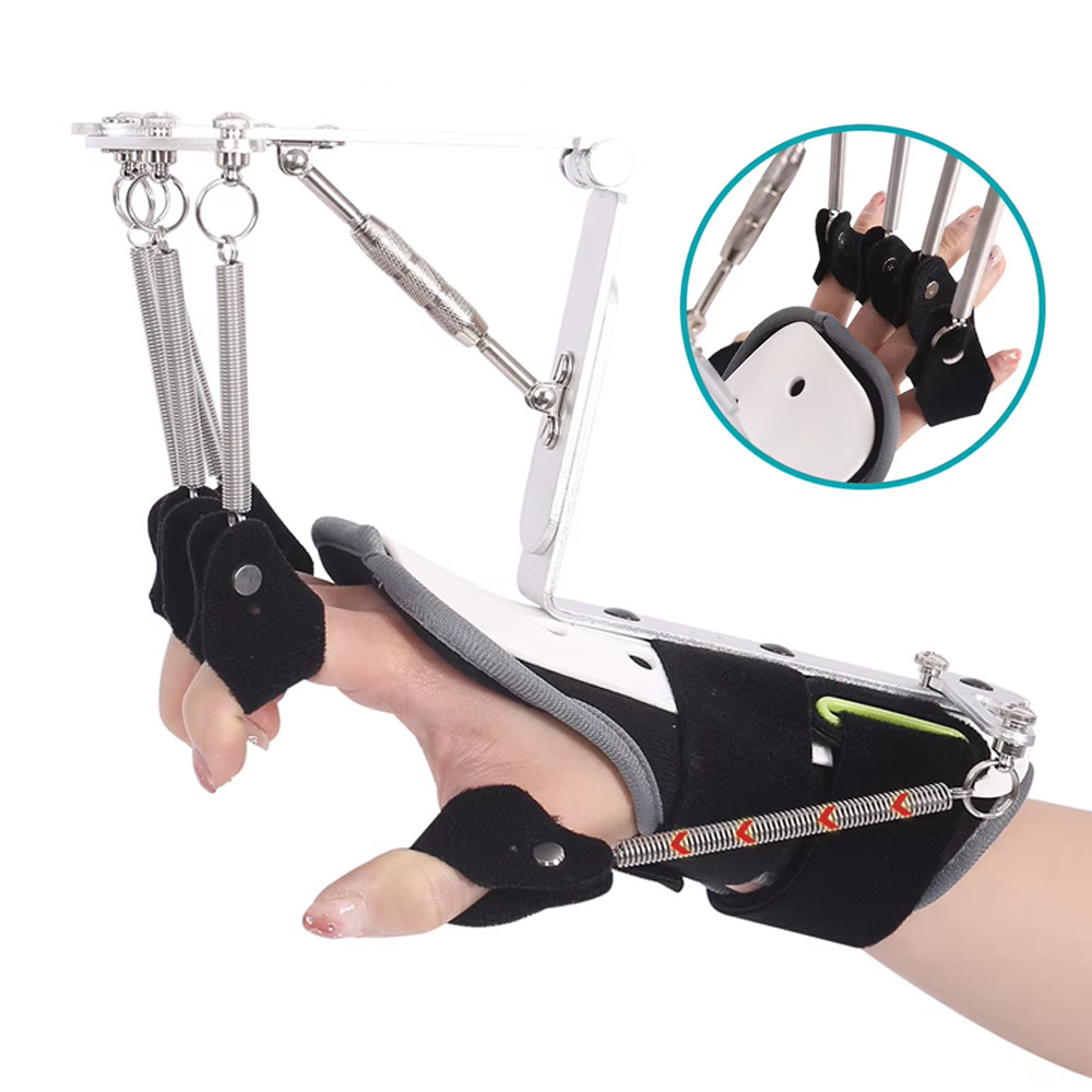 Universal Hand Finger Wrist Exercise Device - Adjustable L-R Therapy Exerciser