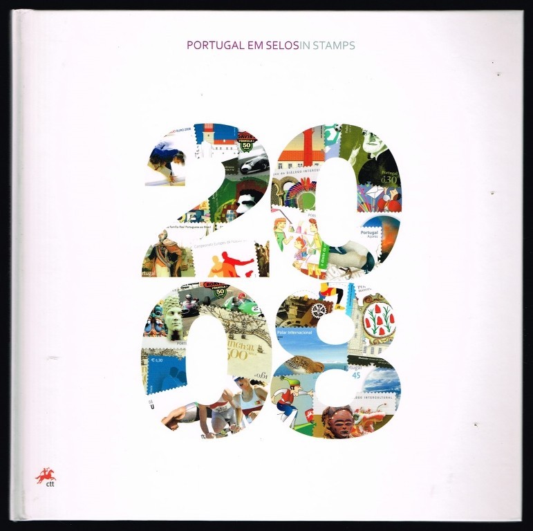 Portugal Em Selos 2008 Stamps Year Book WITHOUT STAMPS - Free Shipping!