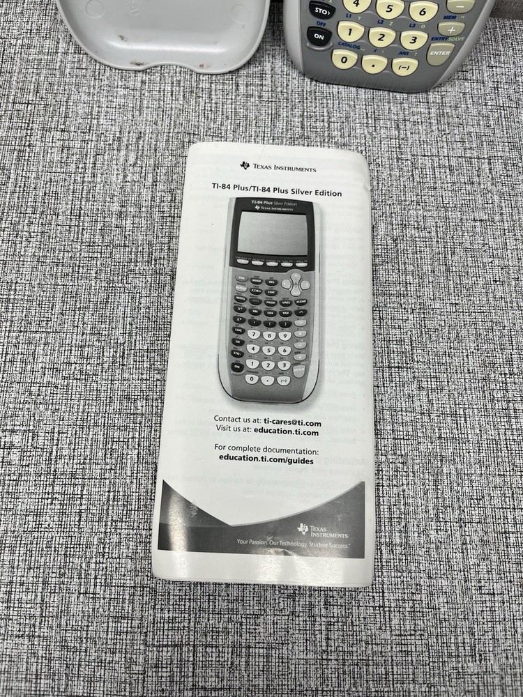 Texas Instruments TI-84 Plus Graphing Calculator - Silver Edition