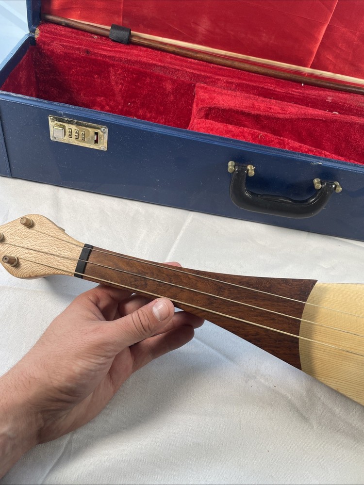 ROOSEBECK 3-STRING REBEC w/ BOW & HARD CASE