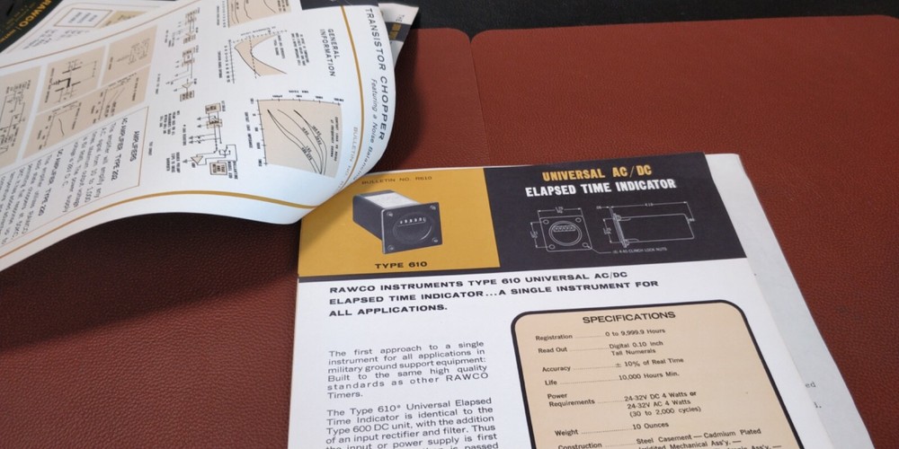 1963-64 ~ RAWCO Instruments Inc. ~ Bulletins Spec Sheets~ Transistors Amplifiers