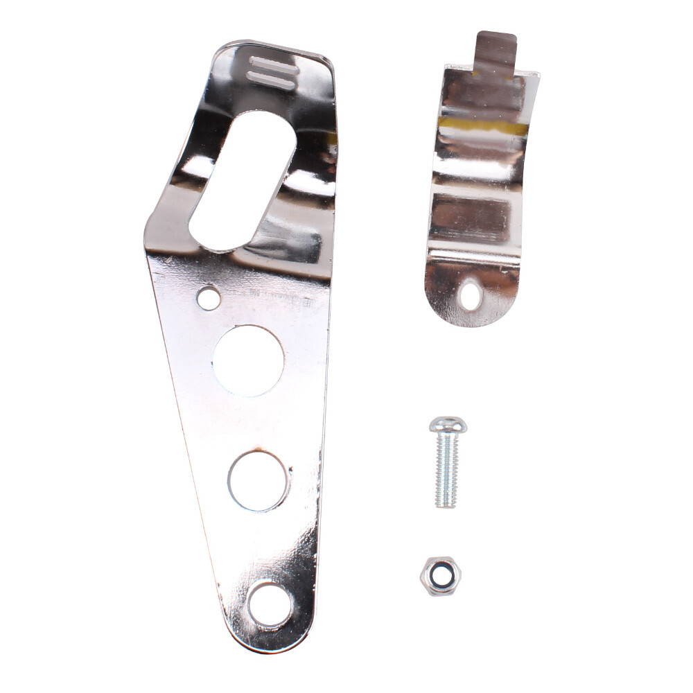 Chrome Universal Headlight Mount Bracket Fork Clamp Holder For Harley 28mm-34mm