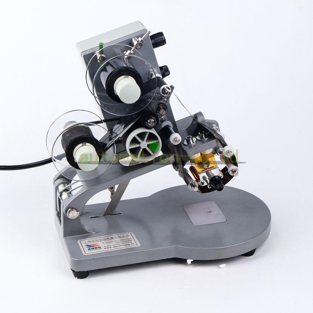 1PCS Stamping Manual Ribbon Coding Machine Date Batch Character Code and Print
