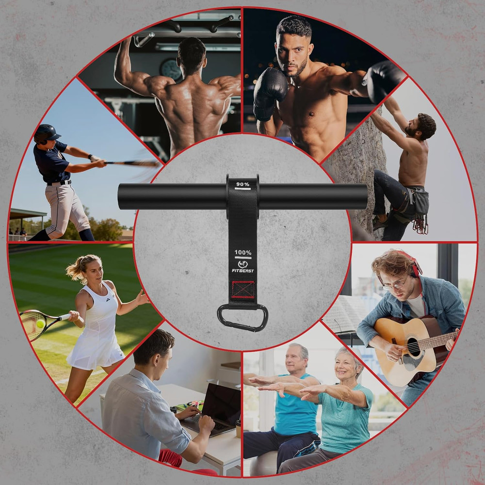 Adjustable Wrist Roller Forearm Trainer for Grip Strength and Workouts