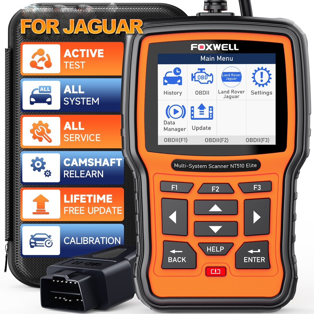 For Landrover Jaguar All System Bidirectional OBD2 Scanner Diagnostic Tool ABS