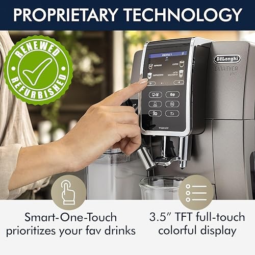 DE'LONGHI DINAMICA PLUS CONNECTED FULLY AUTOMATIC ESPRESSO MACHINE