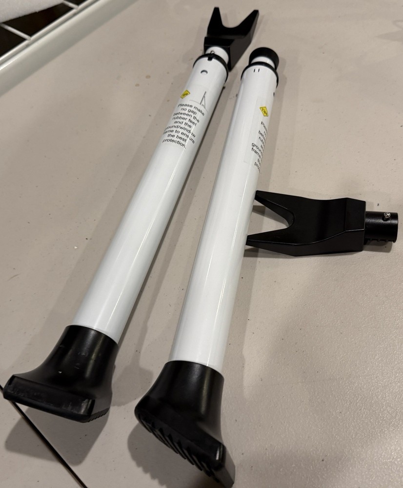 2 Pack Rerishom Door Security Bar, Door Stoppers Security Bar