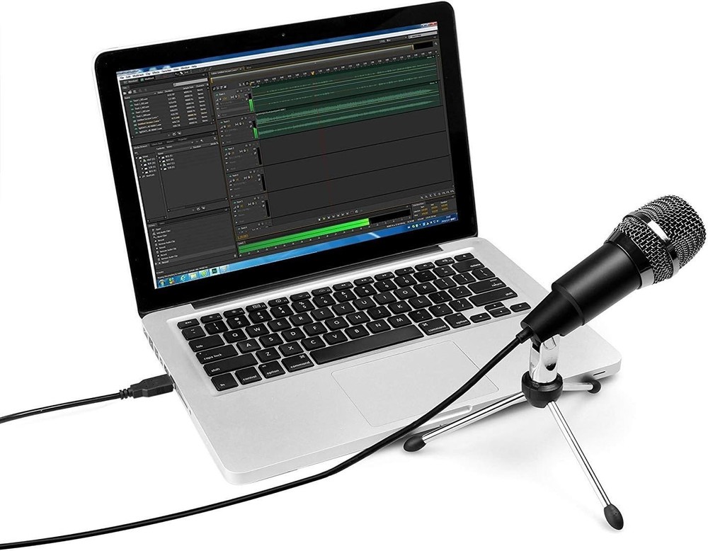 USB Condenser Microphone K668 Plug & Play for PC/Mac US