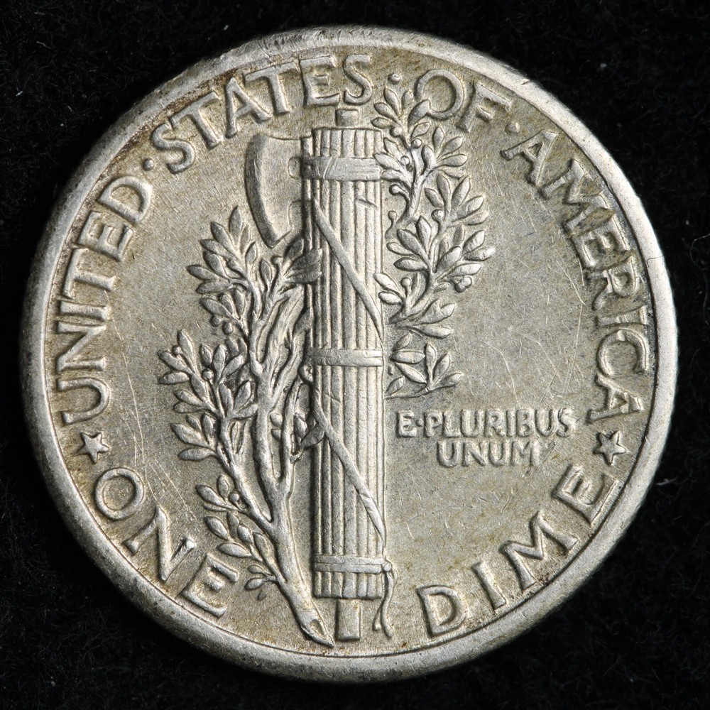 1934 Mercury Silver Dime CHOICE AU E265 ADP