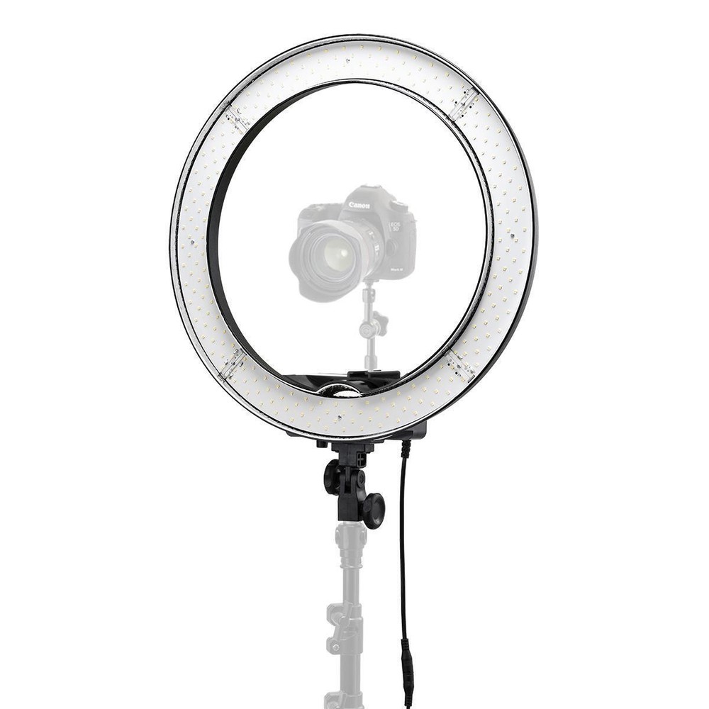 Flashpoint 13" -Dimmable LED 42W 5500K AC Powered Light Ring - White
