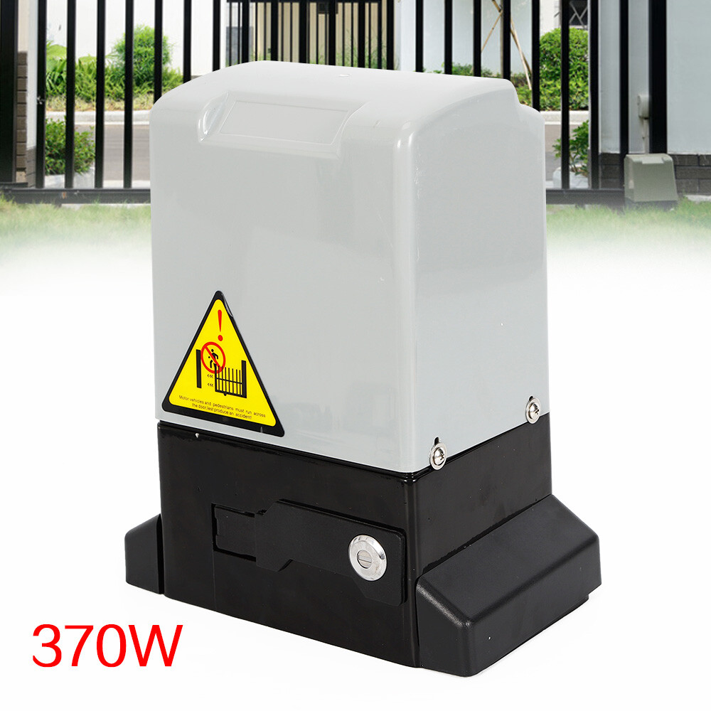 370W 1400lbs Electric Automatic Sliding Gate Opener 110V with Remote Control
