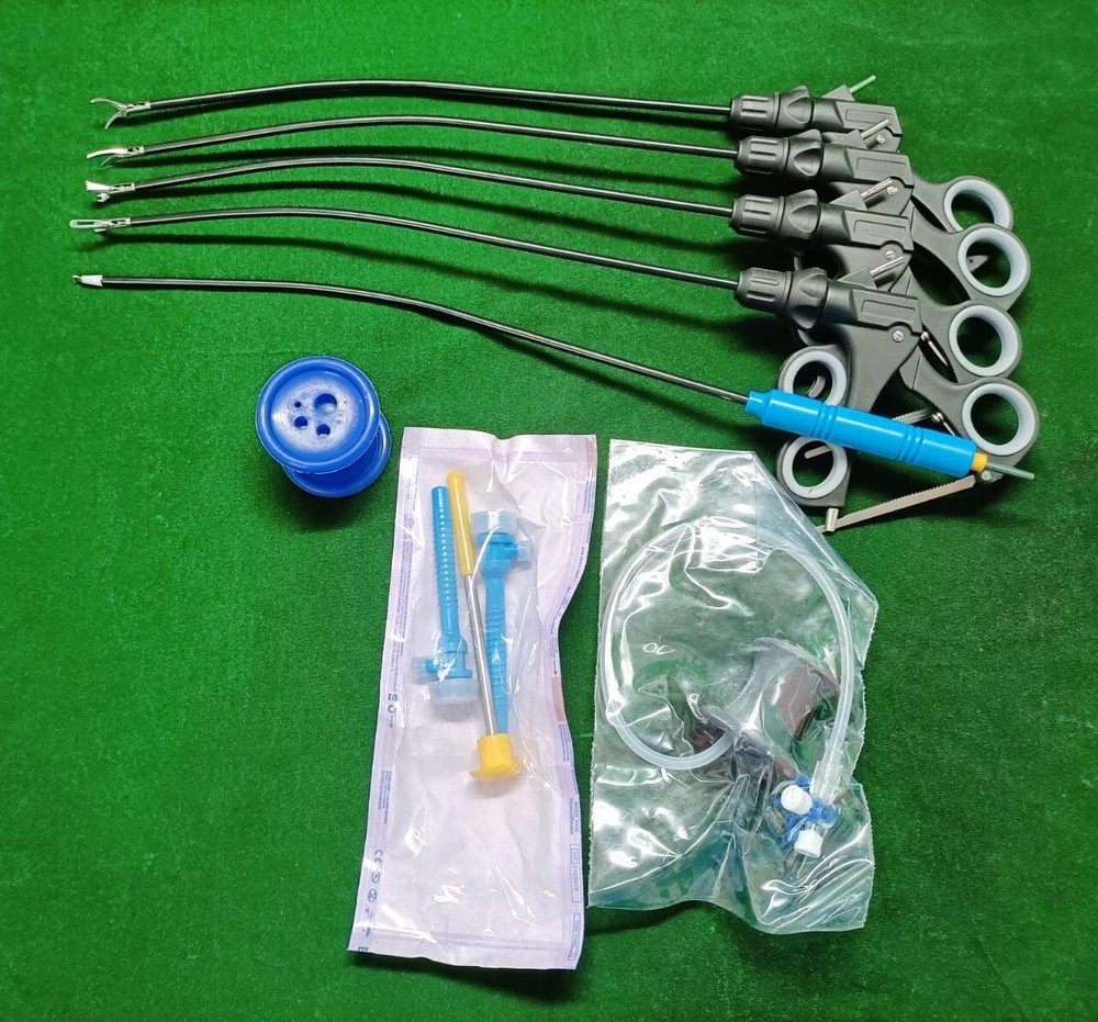 Laparoscopic Sills Instruments Set 5mmx400mm Reusable Surgical Instruments - 8pc